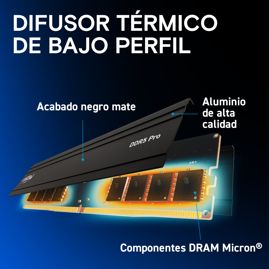 Crucial Pro 64GB Kit (2x32GB) DDR5-5600 UDIMM- view 4