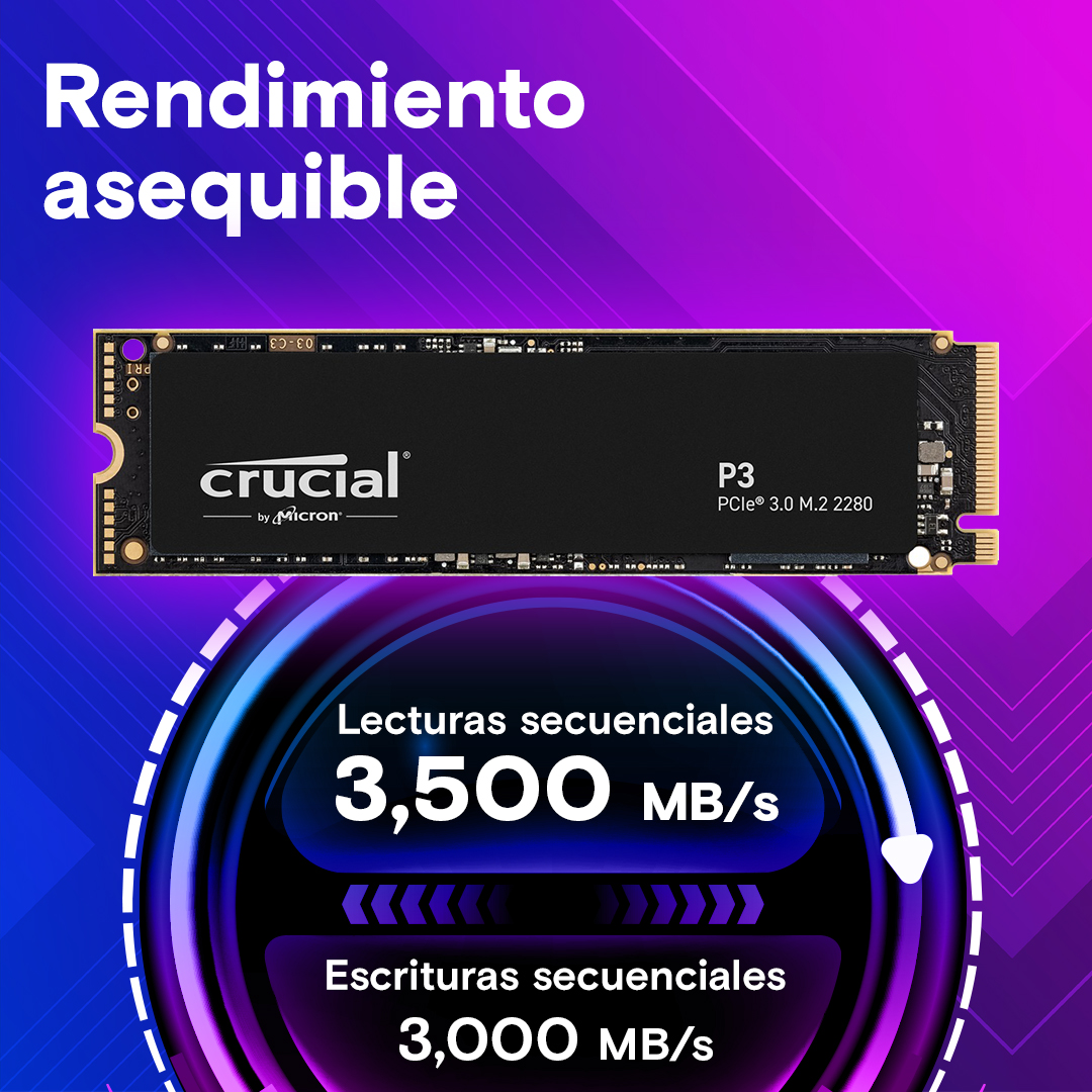 Crucial P3 1TB PCIe M.2 2280 SSD | CT1000P3SSD8 | Crucial.com Crucial P3 1TB PCIe M.2 2280 SSD | CT1000P3SSD8 | Crucial.com