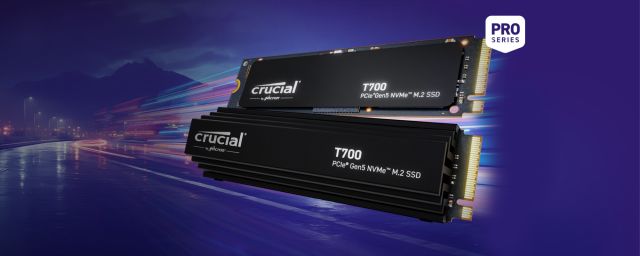 Crucial T700 1TB PCIe Gen5 NVMe M.2 SSD | CT1000T700SSD3 | Crucial.com